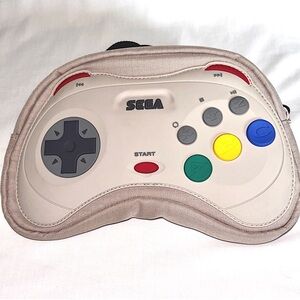 Sega Saturn Fanny Pack Zara Waist Belt Bag Controller Beige